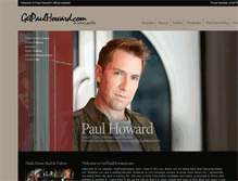 Tablet Screenshot of getpaulhoward.com